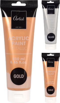 Afbeeldingen van VERF ACRYL 250ML 2 KLR ASS