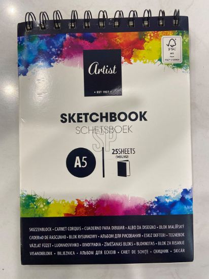 Afbeeldingen van SCHETSBOEK A5 FORMAAT