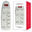 Afbeeldingen van MAGNETICS SURGE PROTECTOR W/CHILDLOCK WHITE 