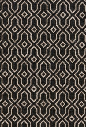 Afbeeldingen van VLOERKLEED LINEO 080X200 BLACK/WOOL