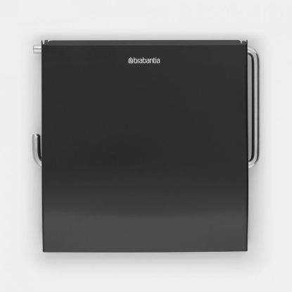 Afbeeldingen van BRABANTIA TOILETROLHOUDER CLASSIC MATT ZWART