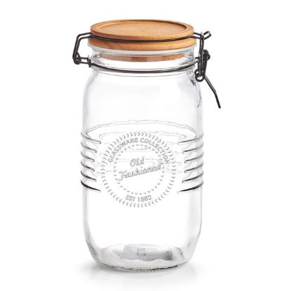 Afbeeldingen van ZELLER VOORRAADPOT 1450ML M/BAMBOEDEKSEL
