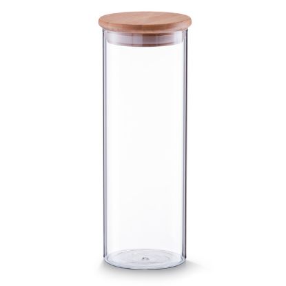 Afbeeldingen van ZELLER CANISTER 1580ML M/BAMBOE DEKSEL
