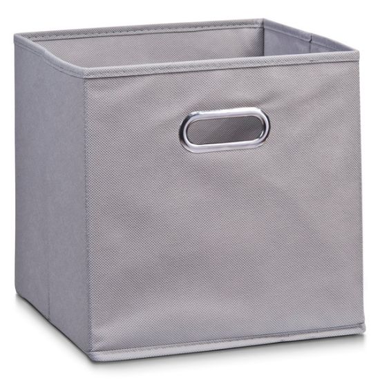 Afbeeldingen van ZELLER STORAGE BOX GRIJS 28X28X28CM
