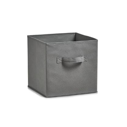 Afbeeldingen van ZELLER STORAGE BOX GRIJS 26X26X26CM