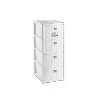 Afbeeldingen van STEFANPLAST ELEGANCE LADENKAST  SLIM 4 LADEN