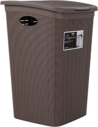 Afbeeldingen van STEFANPLAST ELEGANCE WASMAND 50L DOVE GRIJS