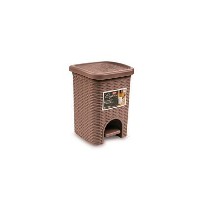 Afbeeldingen van STEFANPLAST ELEGANCE PEDAALEMMER 6L GRIJS