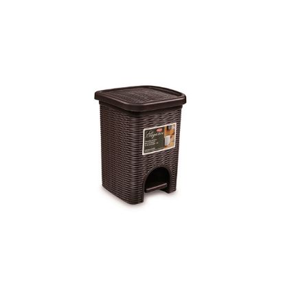 Afbeeldingen van STEFANPLAST ELEGANCE PEDAALEMMER 6L MOKA