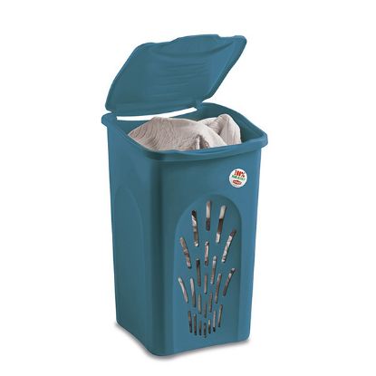 Afbeeldingen van STEFANPLAST LINEA PRIMAVERA WASMAND 50L.TEAL BLUE 