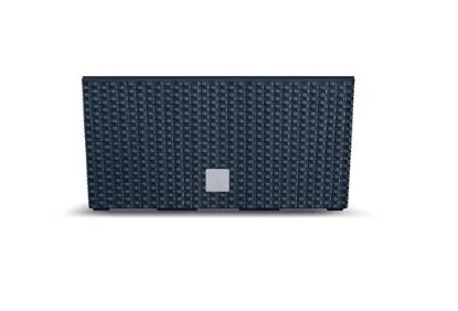 Afbeeldingen van PROSPERPLAST BLOEMBAK 40CM ANTRACIET S433 RATO CASE