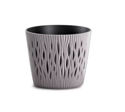 Afbeeldingen van PROSPERPLAST BLOEMPOT ROND 16CM MOKKA 7529U SANDY