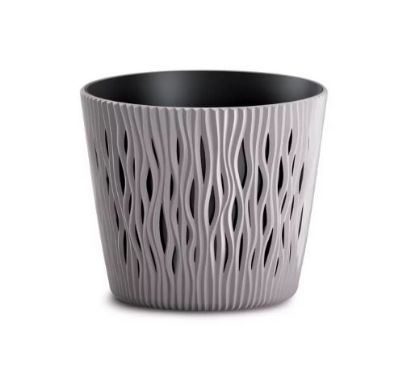 Afbeeldingen van PROSPERPLAST BLOEMPOT ROND 22CM MOKKA 7529U SANDY