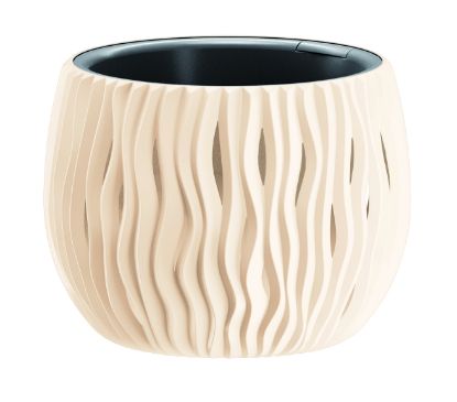Afbeeldingen van PROSPERPLAST 18CM SANDY BLOEMPOT CREAM