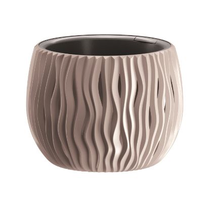 Afbeeldingen van PROSPERPLAST 18CM SANDY POT MOCCA 7529U BASIC