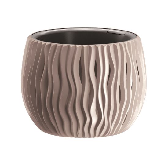 Afbeeldingen van PROSPERPLAST 18CM SANDY POT MOCCA 7529U BASIC