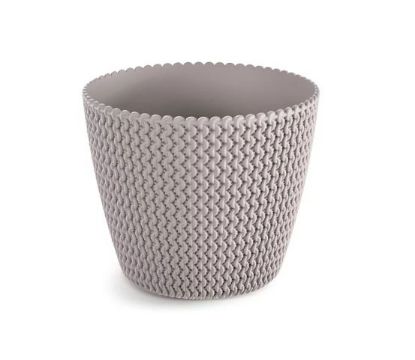 Afbeeldingen van PROSPERPLAST BLOEMPOT 21.8CM MOCCA SPLOFY