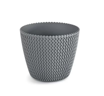 Afbeeldingen van PROSPERPLAST BLOEMPOT 25CM GRIJSSTEEN 405U SPLOFY