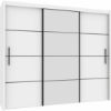 Afbeeldingen van INOVA 3  3-DRS WARDROBE WHITE