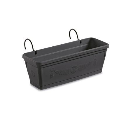Afbeeldingen van STEFANPLAST BALCONBAK M/OPHANG 50CM ANTHRACIET