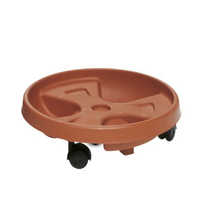 Afbeeldingen van STEFANPLAST 30 CM PLANTTROLLEY TERACOTTA