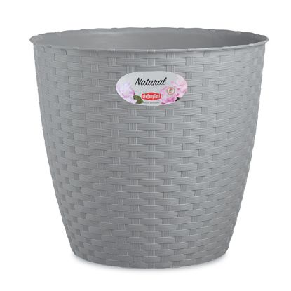 Afbeeldingen van STEFANPLAST BLOEMPOT 29CM STONE GREY NATURAL 