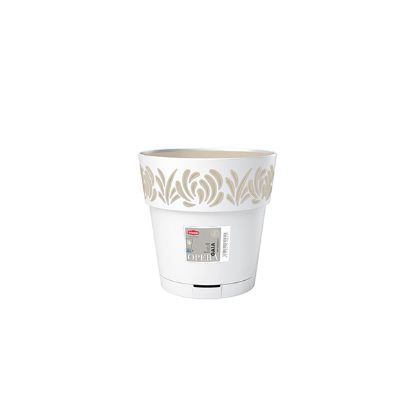 Afbeeldingen van STEFANPLAST BLOEMPOT 15CM OPERA GAIA WHITE