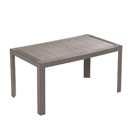 Afbeeldingen van ARETA URANO TAFEL 140X80X72CM TAUPE