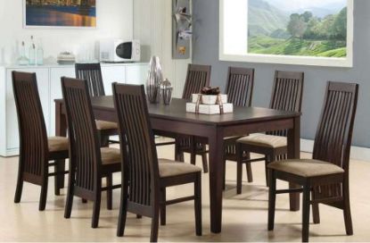 Afbeeldingen van EETSET 9PC HAVANA 