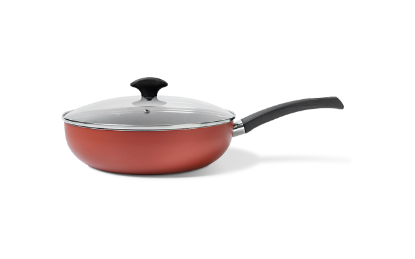 Afbeeldingen van BRINOX WOK M/DEKSEL 28CM