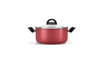 Afbeeldingen van BRINOX BRAADPAN M/DEKSEL 24CM CHILLI CHERRY