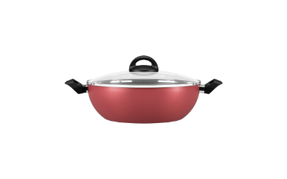 Afbeeldingen van BRINOX WOK 28CM 4.10L CHILLI CHERRY